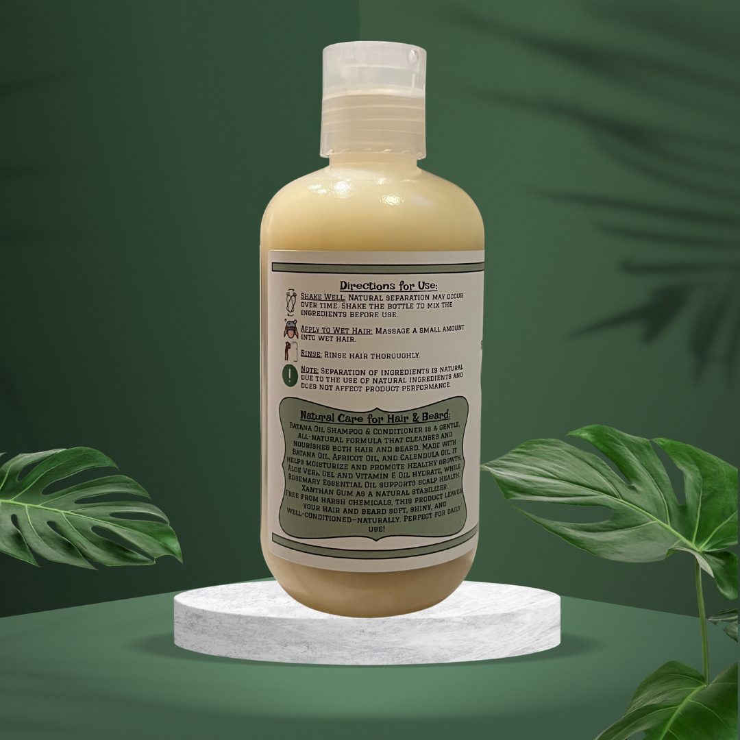 Batana Oil Shampoo & Conditioner (Rosemary)